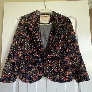 Cartonnier Navy Floral Women's Blazer